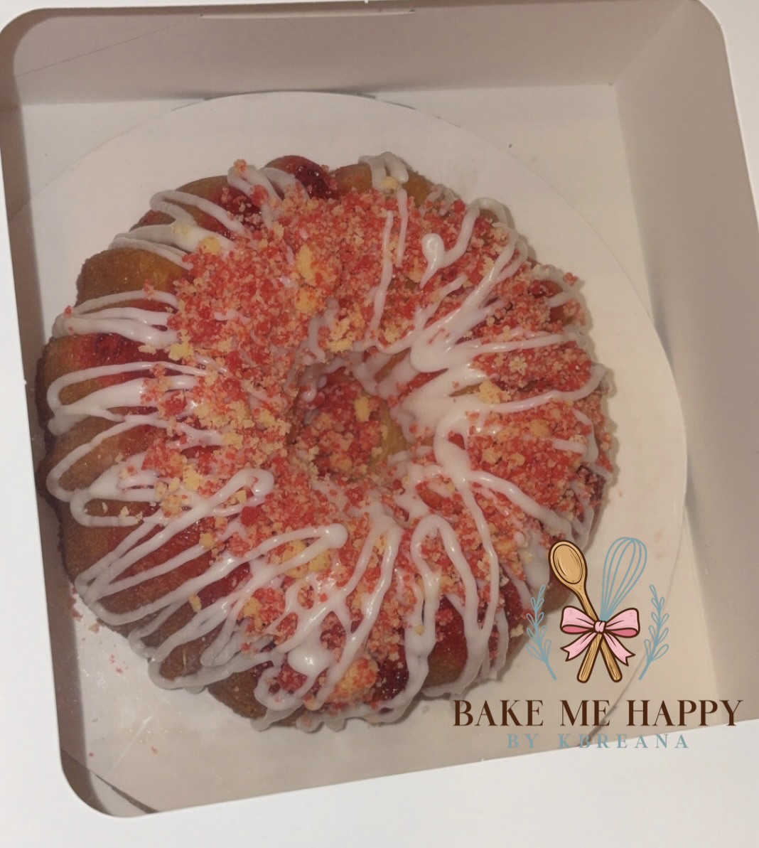 Strawberry Crunch Pound Cake(Small) 