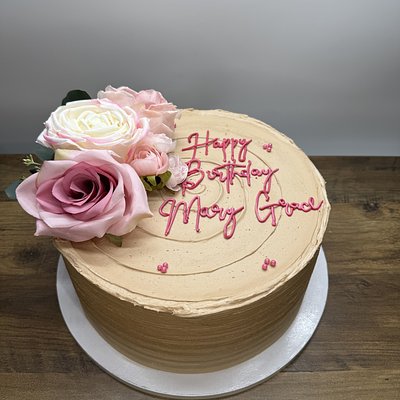 10" 2 Layer Serves 25-35 (VANILLA AND CHOCOLATE ONLY)