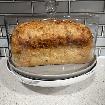 Jalapeño Cheddar Sourdough Loaf -Unsliced
