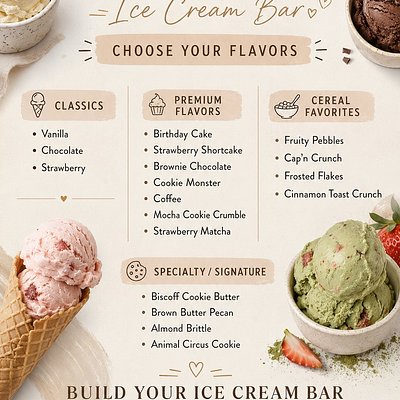Ice cream bar