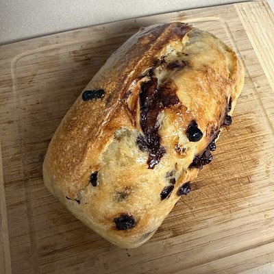 Chocolate Chip Sourdough Loaf: Sandwich Loaf
