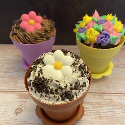 Flower Pot Cupcakes