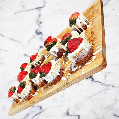 Strawberry Shortcake Bites