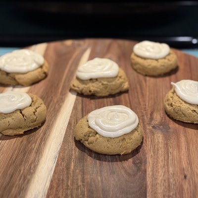 Pumpkin Cheesecake Cookies