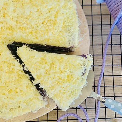Ube Snowy Cheese Cake