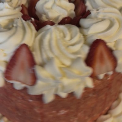 Strawberry Crunch Cake