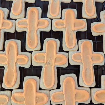 Cross Cookies Decorated