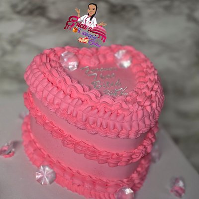 8" Heart Cake