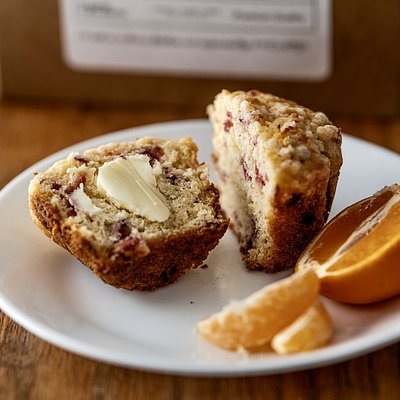 4 Pack Large Orange Cranberry Muffins