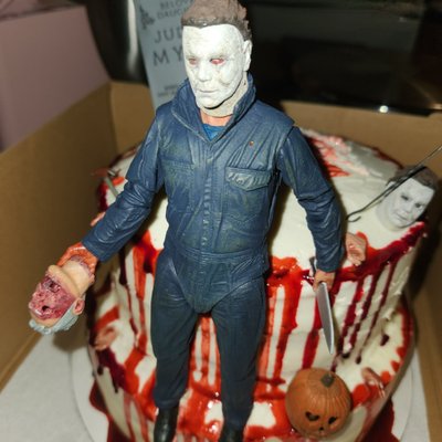 2 Tier Halloween Custom Cake 