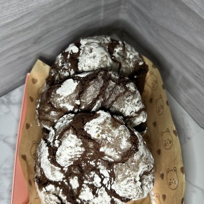 A Dozen Chocolate Crinkles 