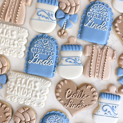 Cielito Lindo Baby Shower Cookies