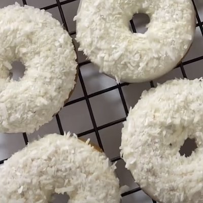 Mini Donitas Dozen (Shredded Coconut & Glazed)