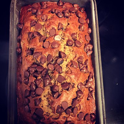 Triple Chocolate Banana Bread Mini Loaf 