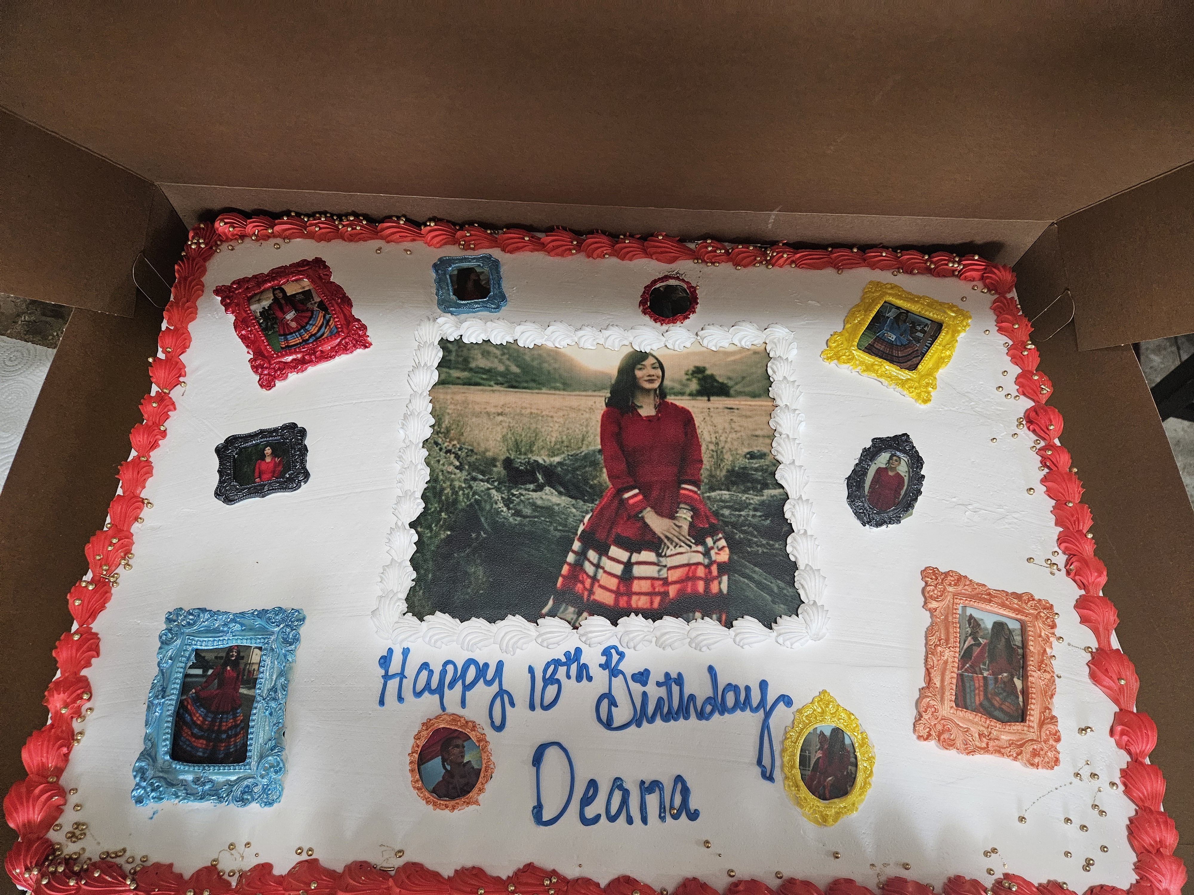 Full Sheet Cake With Image
