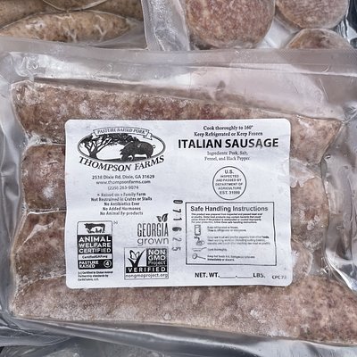 Pastured Pork Italian Sausage
