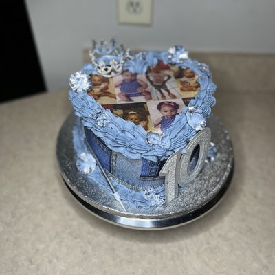 8” Heart Cake 