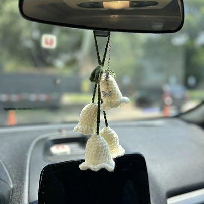 Car Mirror Charm (Lily Of The Valley)