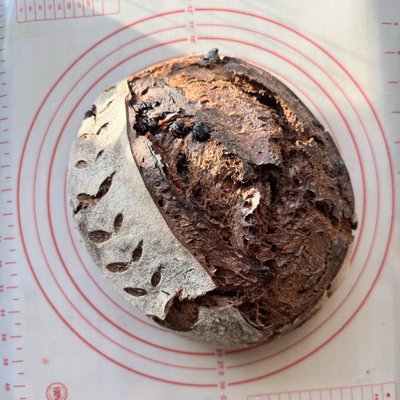 Double Chocolate Chunk Sourdough Boule