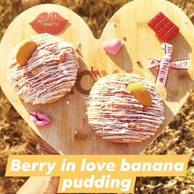 Berry In Love Banana Pudding 