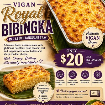 Royal Bibingka (2 Lb Tray)
