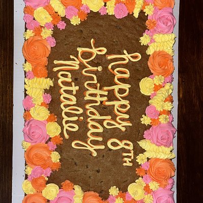 Chocolate Chip Cookie Cake