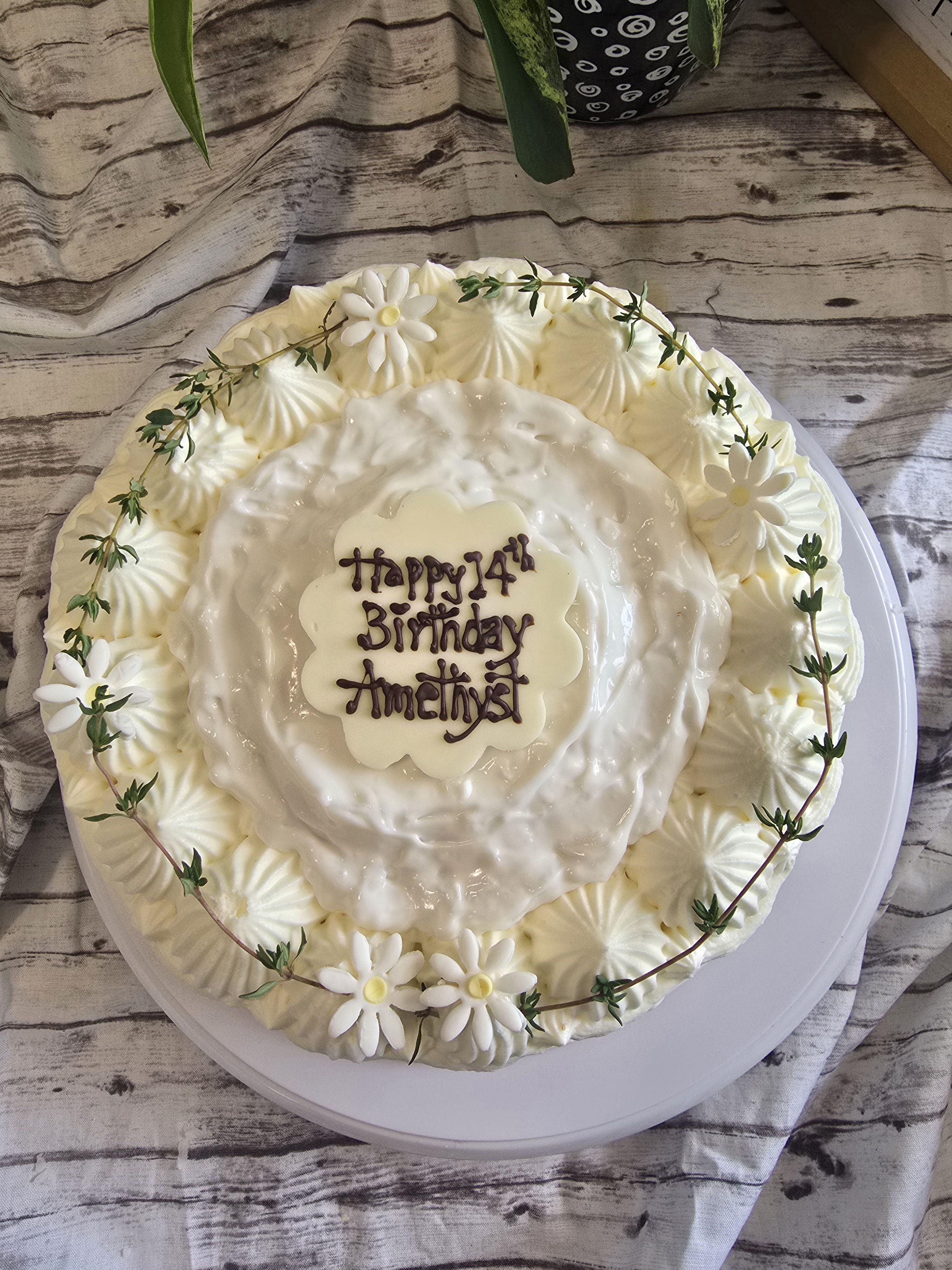 Thai Coconut Cream Cake 7inches 