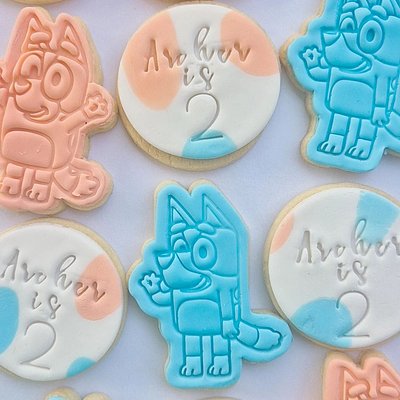 Bluey Birthday Cookies