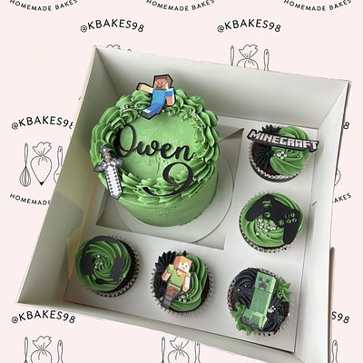 Bento Box Cake & 5 Cupcakes