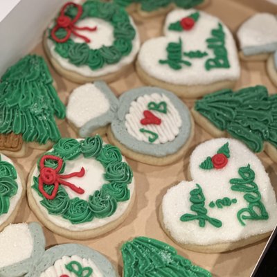Buttercream Sugar Cookies - Decorated