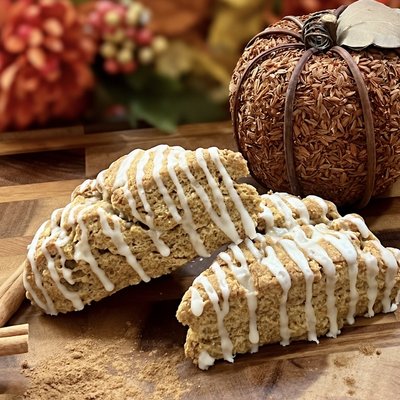 Pumpkin Spice Sourdough Scones