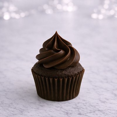 Dark Chocolate Mini Cupcakes