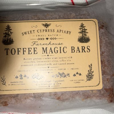 Sweet Cypress Farmhouse, Toffee Magic Bars
