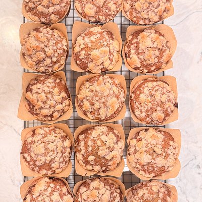 Banana Nut Streusel Muffins