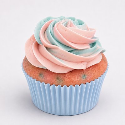Cotton Candy Cupcakes, 1/2 Dozen