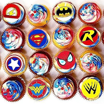 Edible Themed Cupcake Toppers - 6 Pack