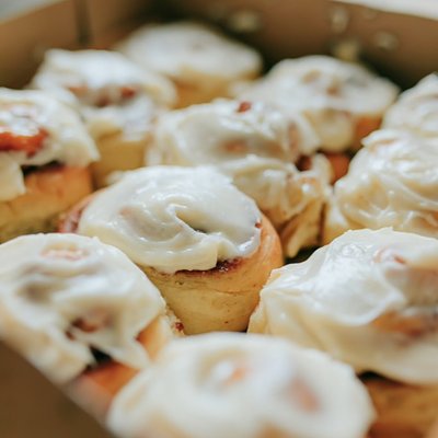 Dozen Cinnamon Rolls w/ Cream Cheese Frosting