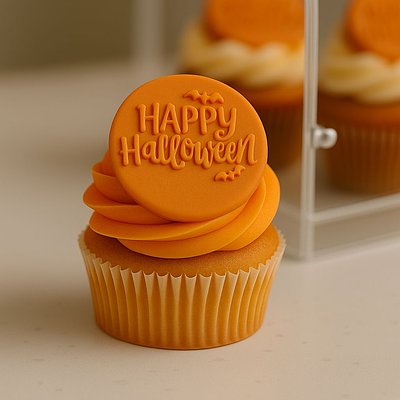 Halloween Fondant Cupcakes (12)