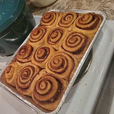 Cinnamon Rolls with Cream Cheese Frosting 