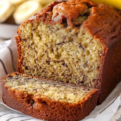 Plain banana bread