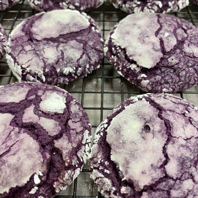 Ube crinkles
