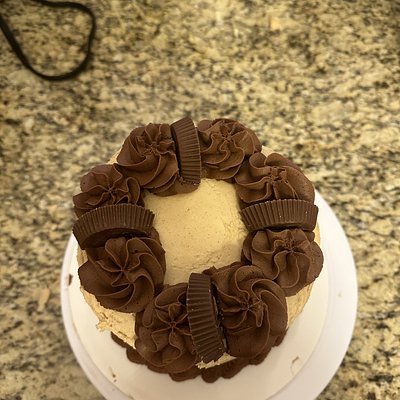 Our Famous Chocolate Peanut Butter Cake