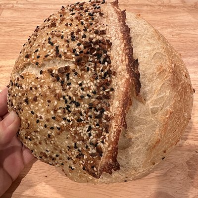 Everything Sourdough Loaf 