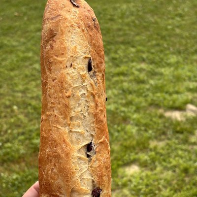 Olive Parmesan Baguette
