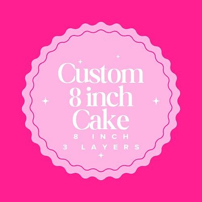 8 Inch 3 Layer Cakes