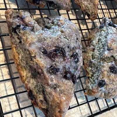 Lemon Blueberry Scones-4 Count Box