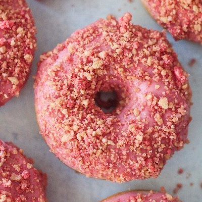 Strawberry Shortcake Donuts (6)