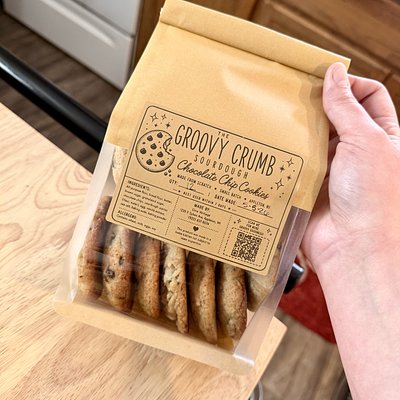 Chocolate Chip Sourdough Cookies (12ct)