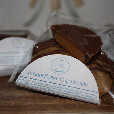 Peanut Butter Cup Topped & Loaded Cookie 