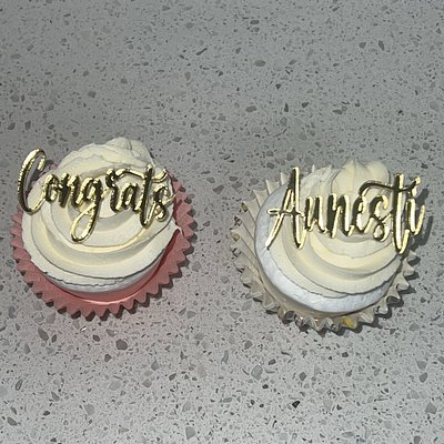Custom Cupcake Toppers 